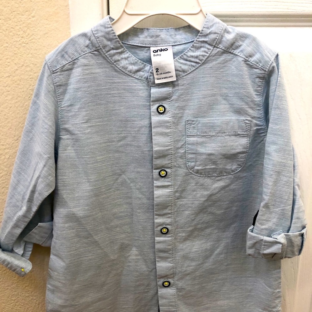 Boys Denim Tunic Long Sleeve